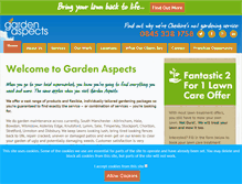 Tablet Screenshot of gardenaspects.co.uk